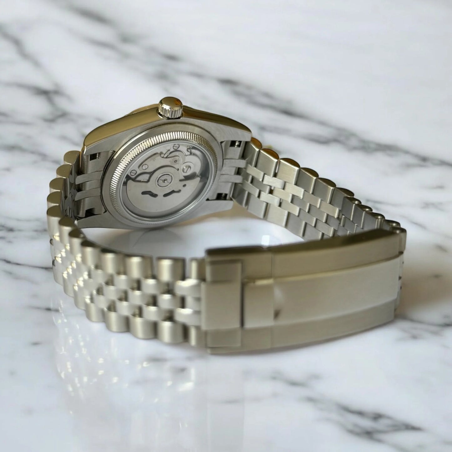 Seiko Mod Datejust "Black Arabic"