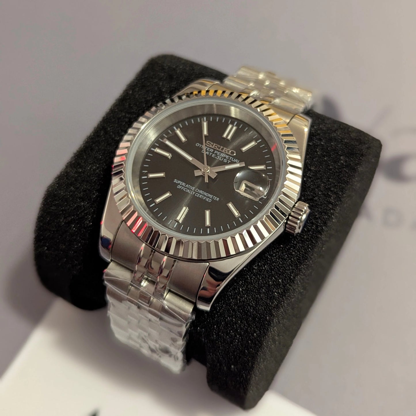 Seiko Mod Datejust "Black"