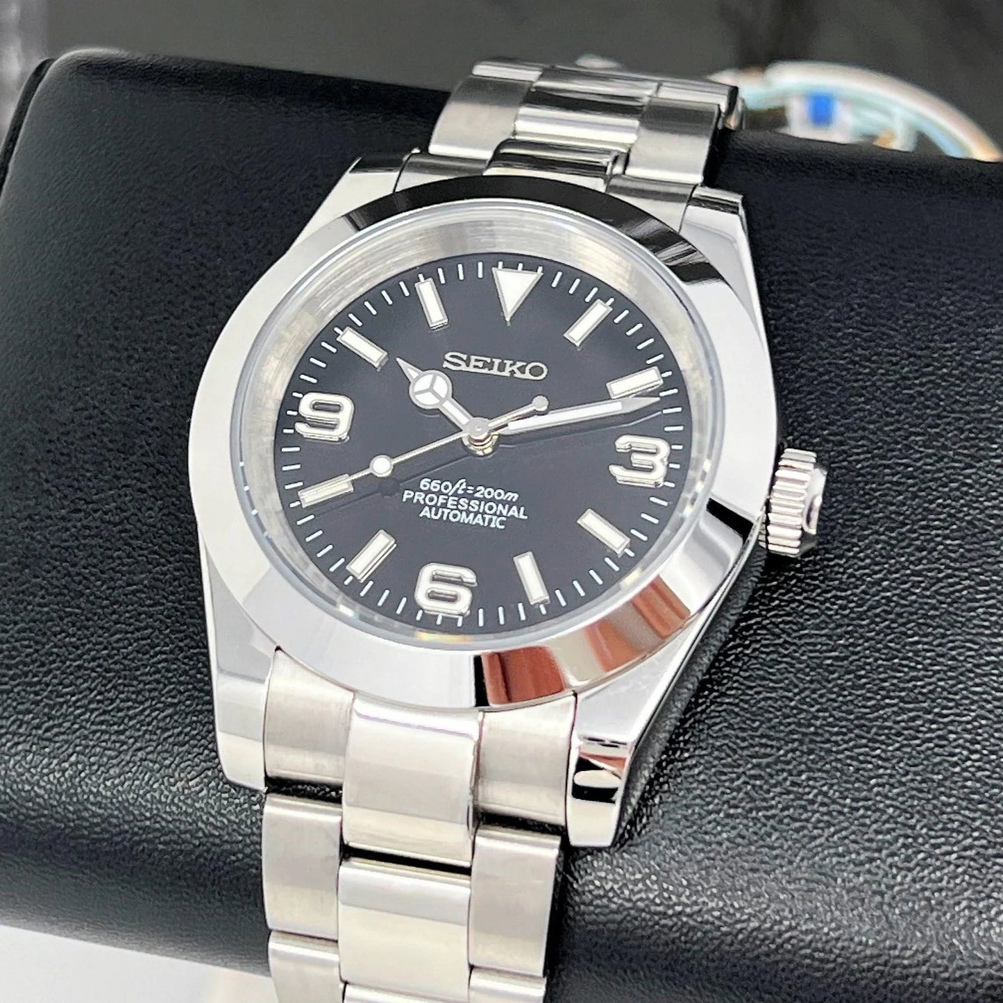 Seiko Mod Datejust "Classic Black"