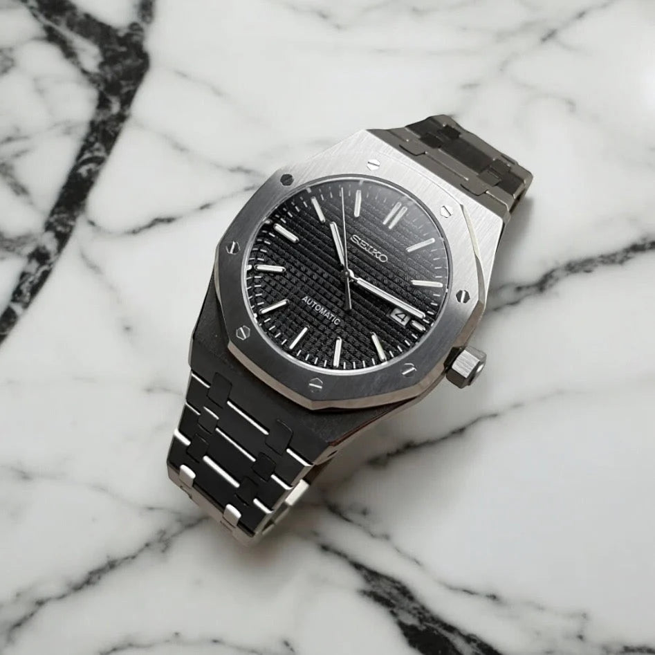 Seiko Mod Royal Oak "Classic Black"