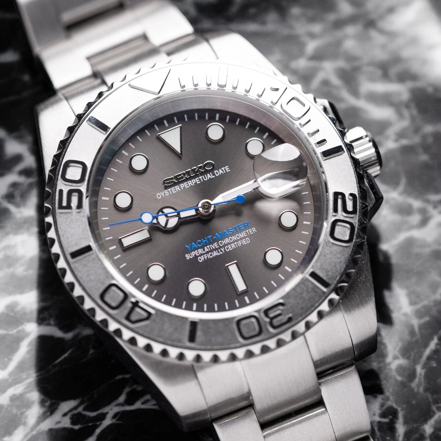 Seiko Mod Yacht-Master "Grey"