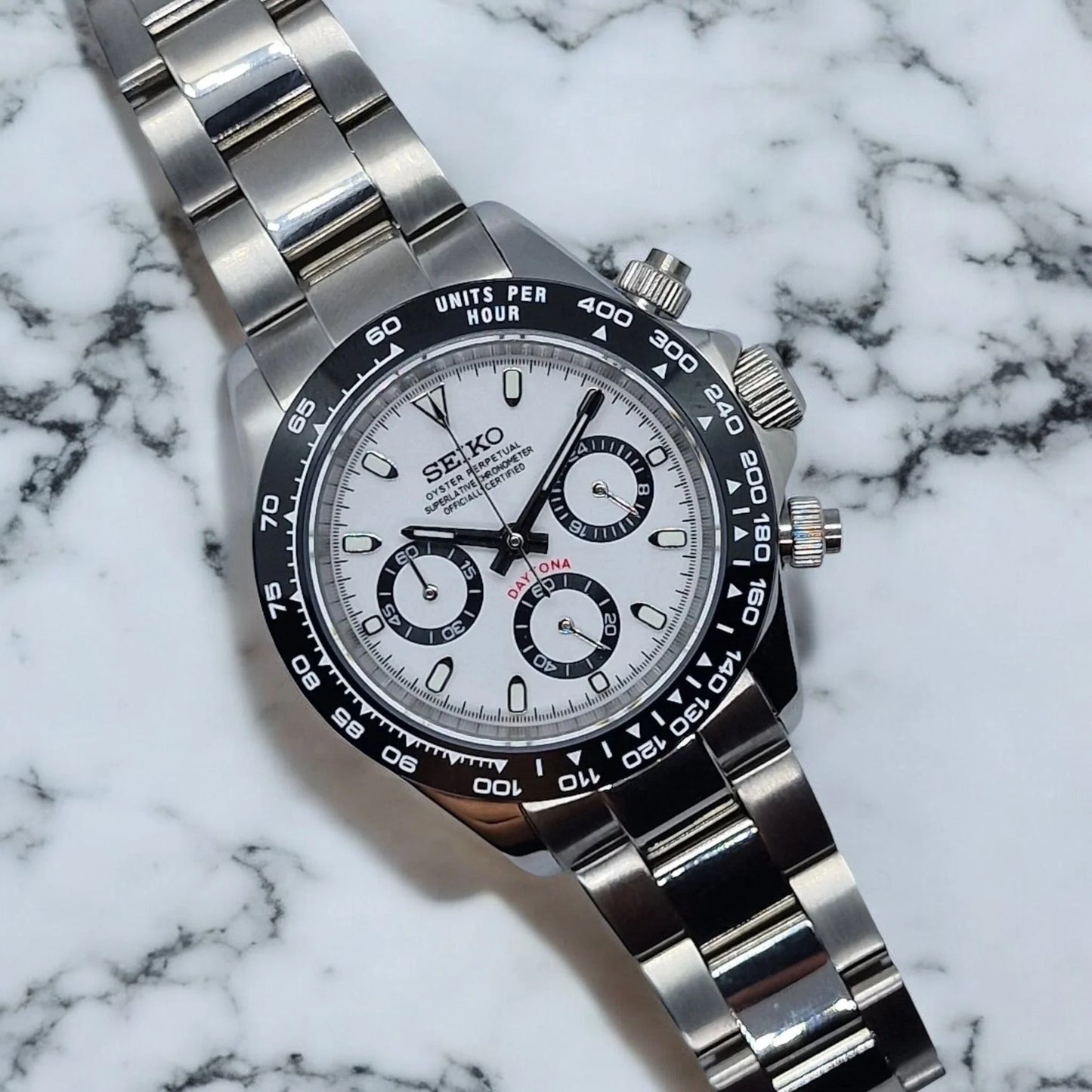 Seiko Mod Daytona "Panda"