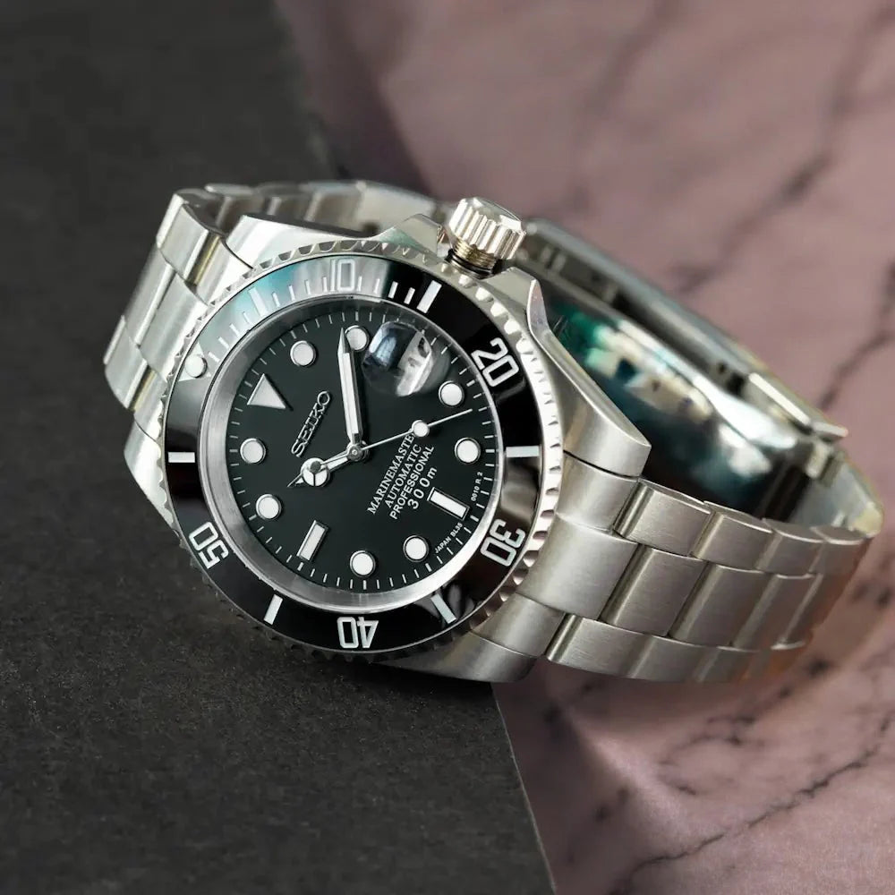 Seiko Mod Submariner "Black"