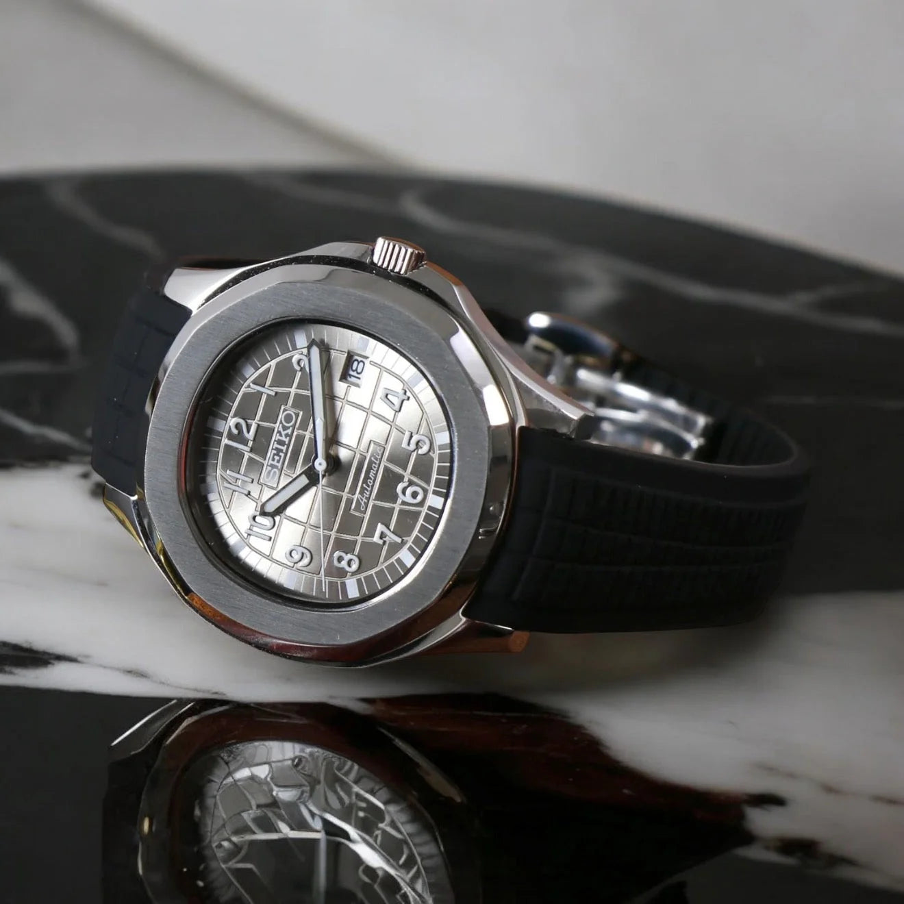 Seiko Mod Aquanaut "Silver Grey"