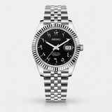 Seiko Mod Datejust "Black Arabic"
