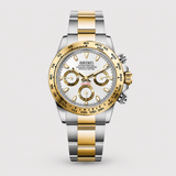 Seiko Mod Daytona "Two Tone Gold/White"