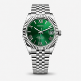 Seiko Mod Datejust "Green Roman"