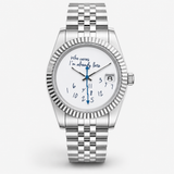 Seiko Mod Datejust White "Who Cares"
