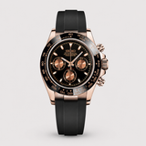 Seiko Mod Daytona "Rose Gold Black"