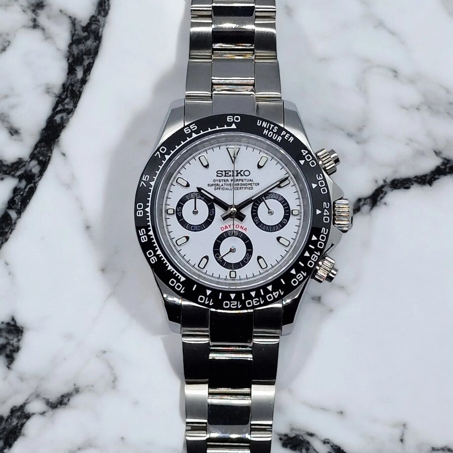 Seiko Mod Daytona "Panda"