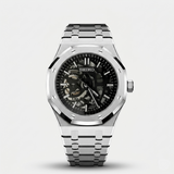 Seiko Mod Royal Oak "Skeleton Silver"