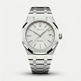 Seiko Mod Royal Oak "Classic White"