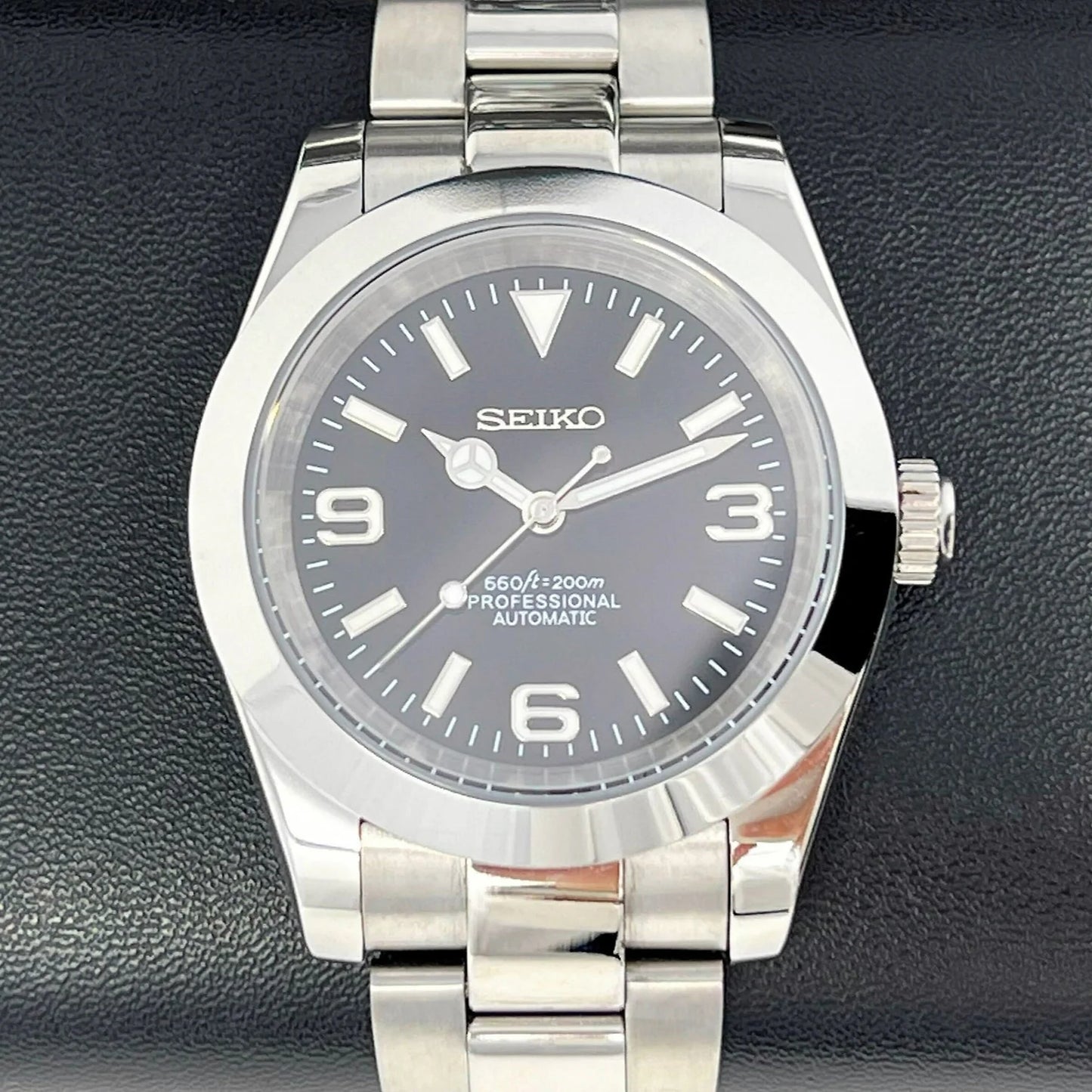 Seiko Mod Datejust "Classic Black"